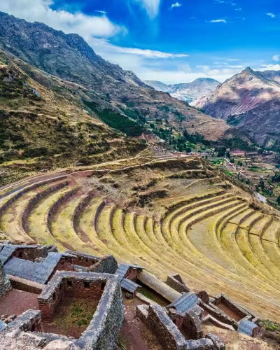 Luxury van in front of Moray terraces
